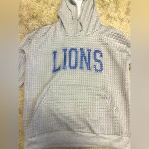 Lions waffle thin hoodie